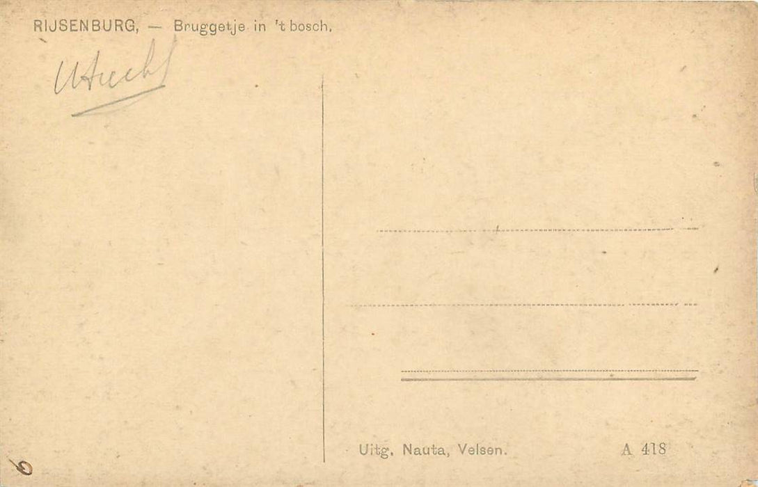 Driebergen-Rijsenburg Bruggetje in t Bosch