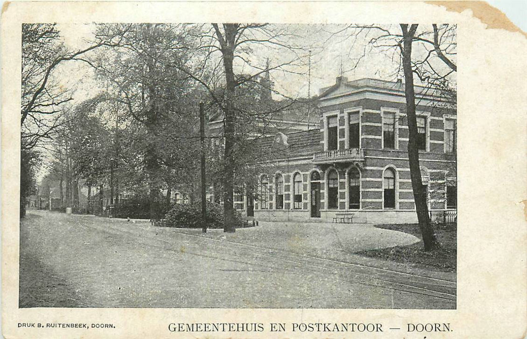 Doorn Gemeentehuis en Postkantoor