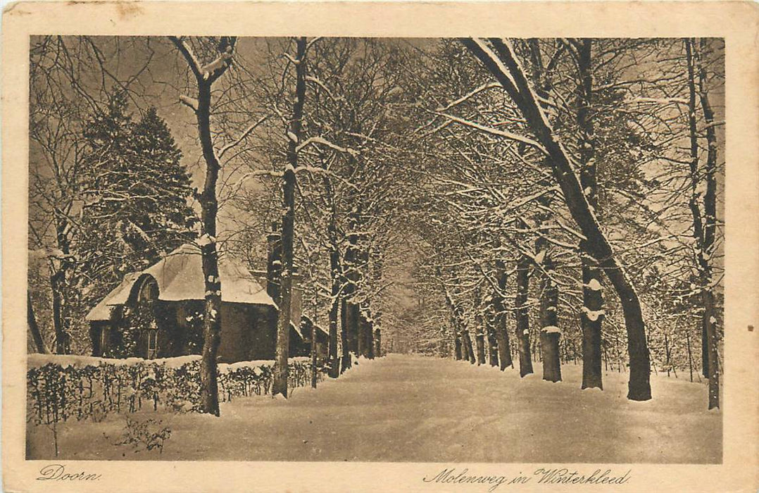 Doorn Molenweg in Winterkleed