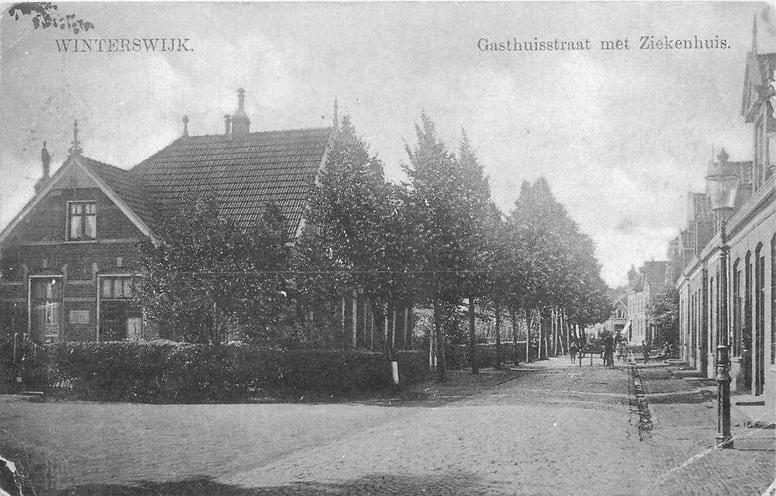 Winterswijk Gasthuisstraat met Ziekenhuis