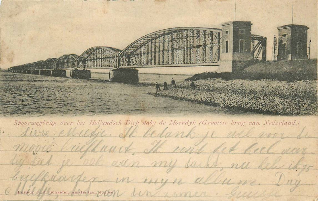 Moerdijk Spoorbrug Hollandsch Diep