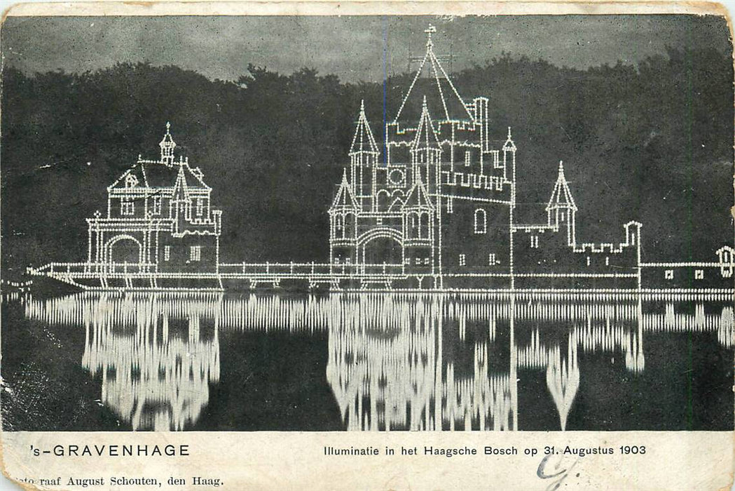 Den Haag Illuminatie Haagsche Bosch 1903