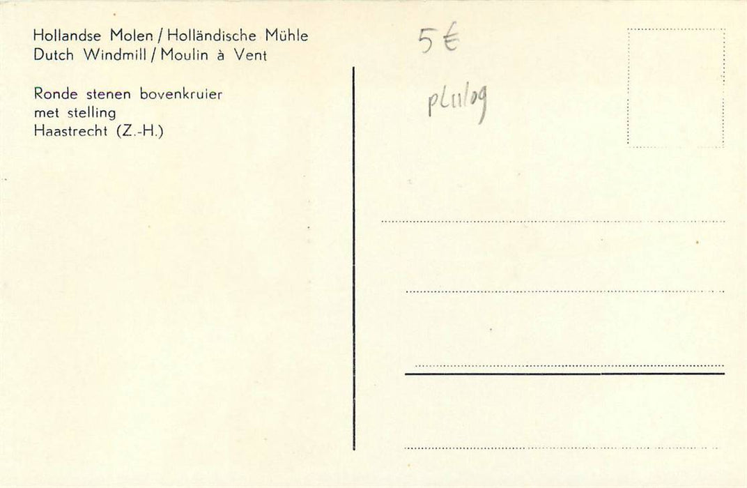 Haastrecht Ronde Stenen Bovenkruier met Stelling