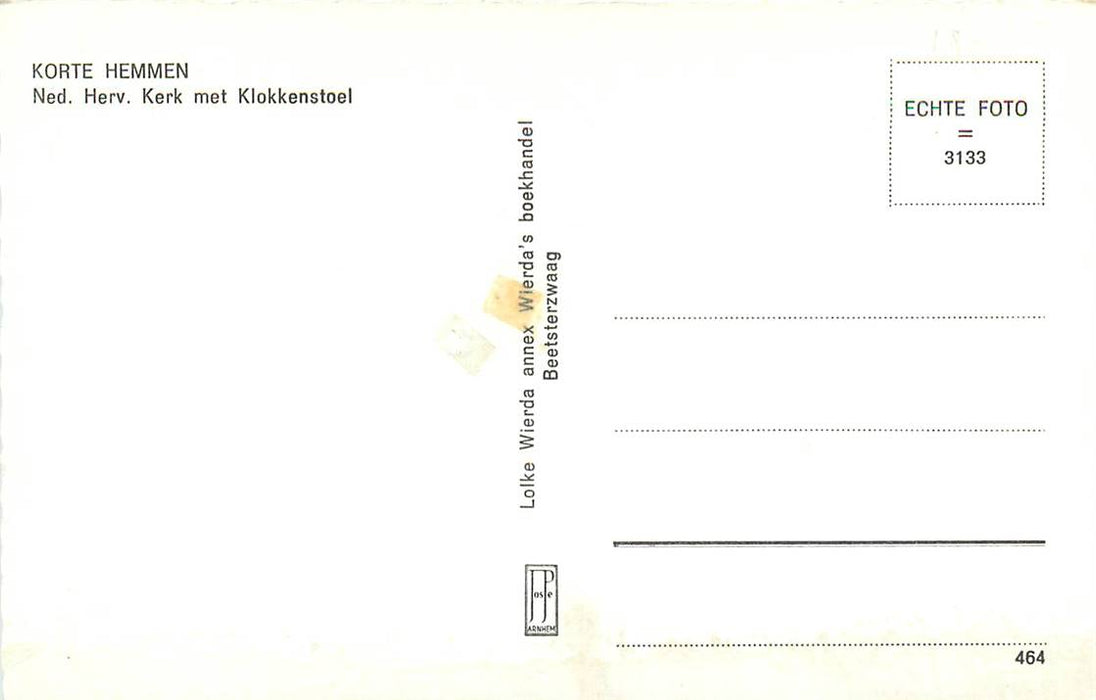 Kortehemmen Ned Herv Kerk