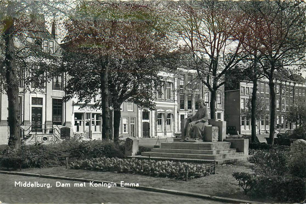 Middelburg Dam met Koningin Emma