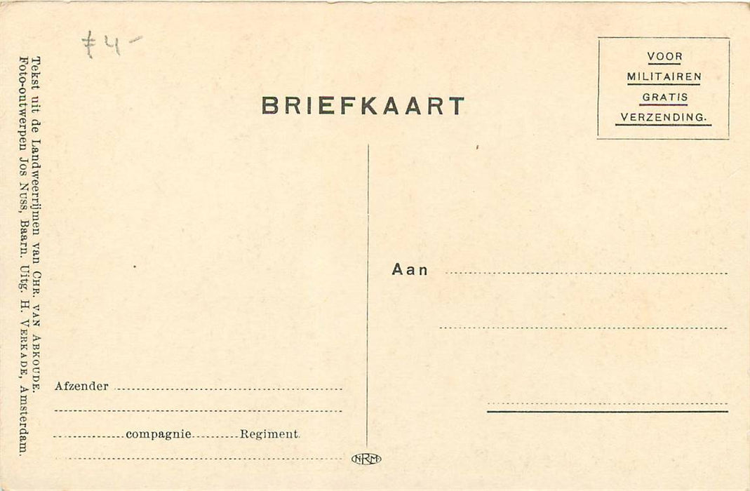 Militaria Mobilisatie 1914