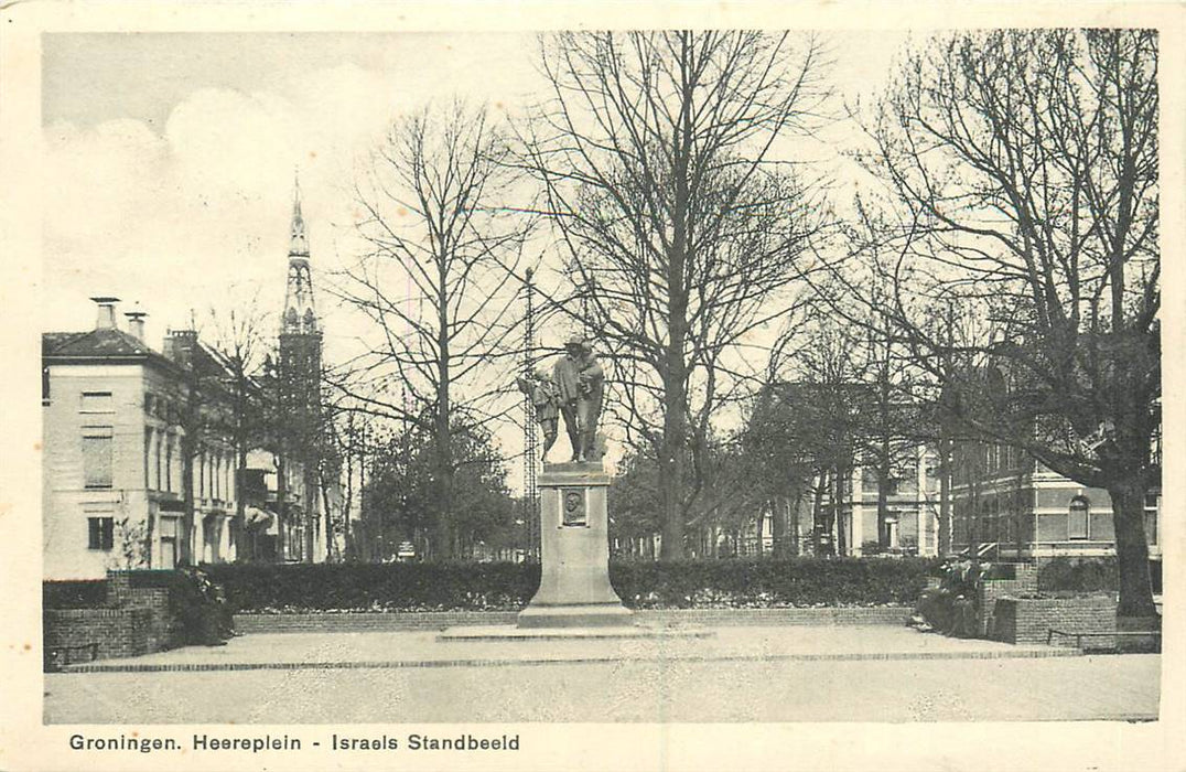 Groningen Heereplein Israels Standbeeld