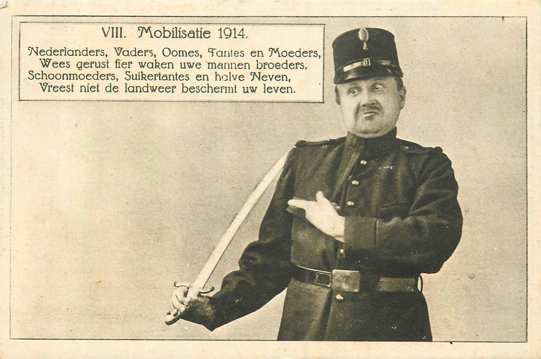 Mobilisatie 1914 Landweerrijmen