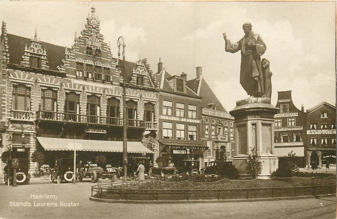 Haarlem Standbeeld Laurens Coster