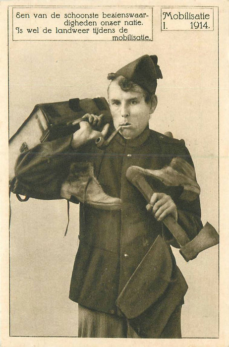 Mobilisatie 1914 Landweerrijmen