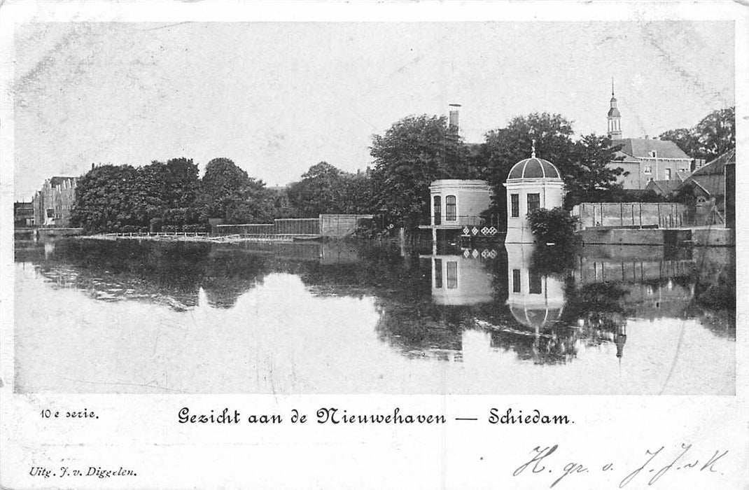 Schiedam Gezicht aan de Nieuwehaven