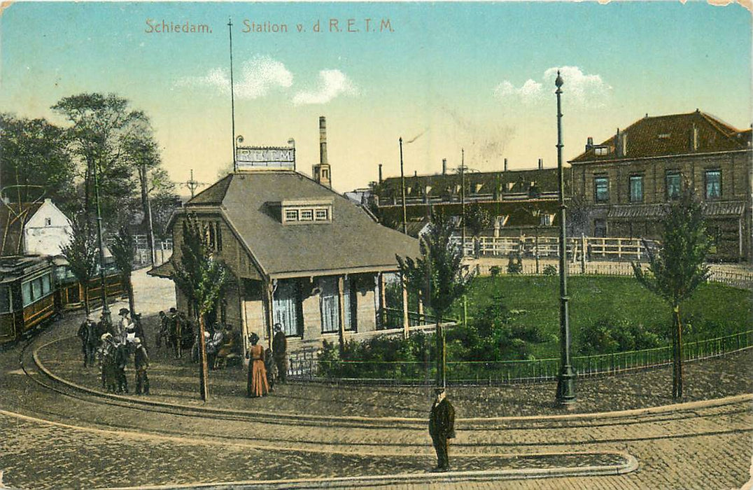 Schiedam Station van de RETM