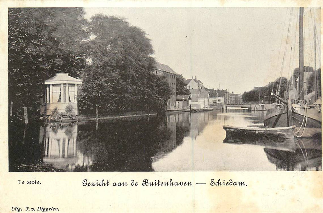 Schiedam Gezicht aan de Buitenhaven