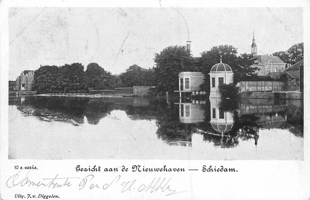 Schiedam Gezicht aan de Nieuwehaven