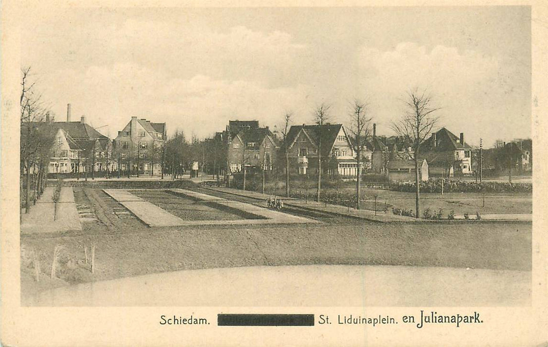 Schiedam St Liduinaplein en Julianapark