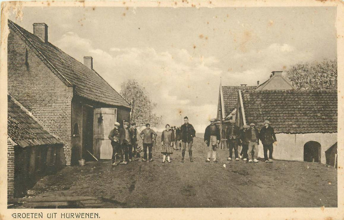 Hurwenen Mensen op straat