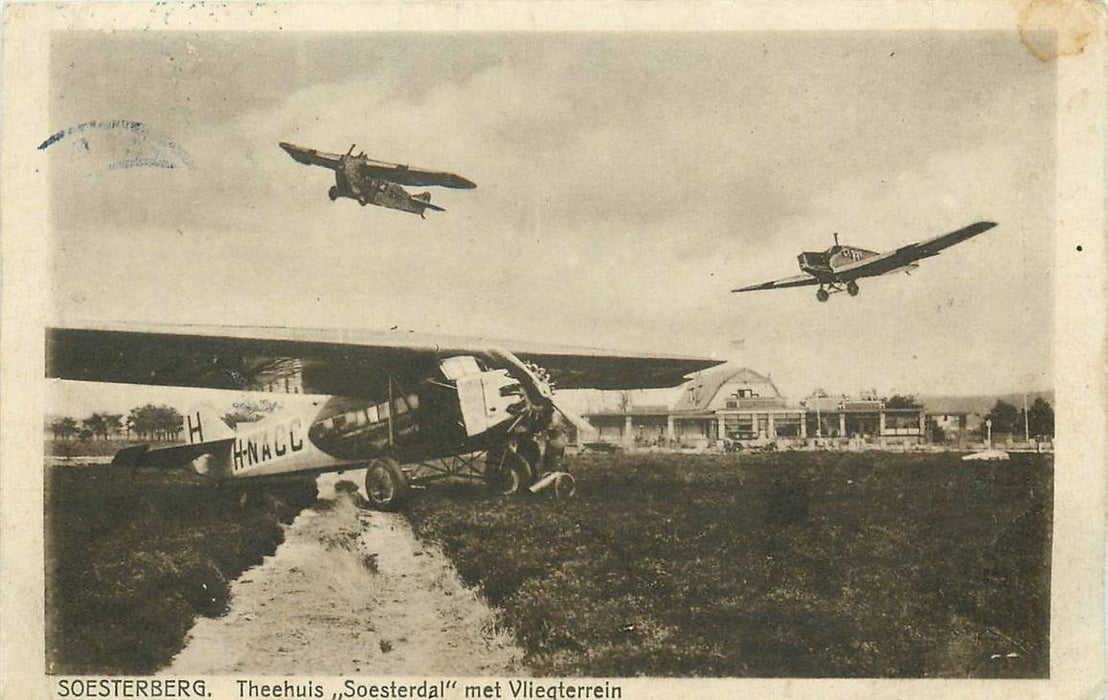 Soesterberg Theehuis Soesterdal met Vliegterrein