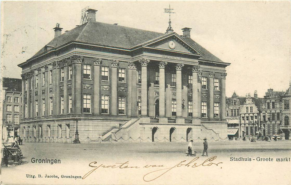 Groningen Stadhuis Groote markt