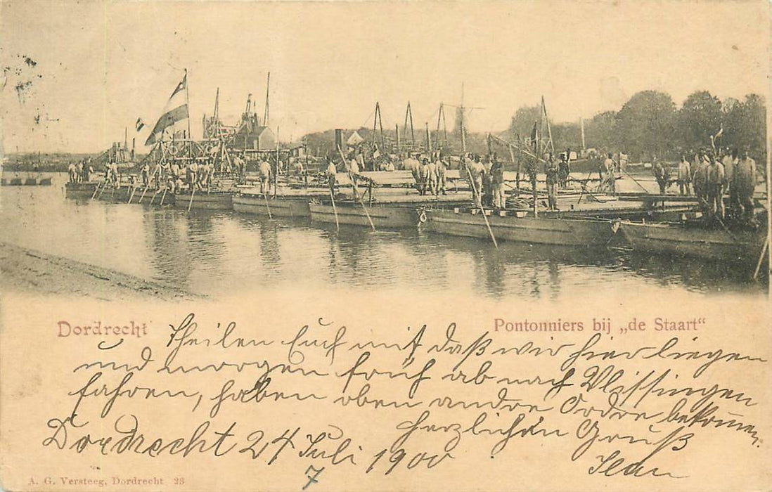 Dordrecht Pontonniers bij de Staart